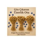 Velit Şemin Şifa Naturel Üzerlik otu yeni mahsül 3 demet(nazar,negatif enerji,göz çıkarır)