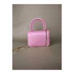 VELLA BAG pembe mini el ve omuz çantası