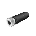 VELLEDQ M8-F04T M8 4 PİN DİŞİ DÜZ KONNEKTÖR, SENSÖR SOKETİ