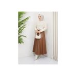 VELLICHOR Mevlana Model Deri Etek Siyah