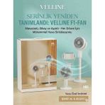Velline F1 Fan Masaüstü ve Ayaklı Kullanım Şarjlı Döner Başlı Zaman Ayarlı Kumandalı 5 Kademeli Vantilatör - Beyaz