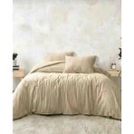 Vellista Home Collection %100 Pamuklu Çizgili Saten Çift Kişilik Nevresim Takımı 200×220 - Cappuccino - 200 x 220 cm