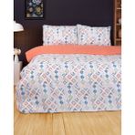 Vellorca Home Exclusive Renk Senfonisi Tek Kişilik Lastikli Çarşaflı Nevresim Takımı - Turuncu - 160 x 120 cm
