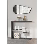 Velmira Dresuar - 75 cm - Antrasit - Beyaz