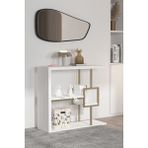Velmira Dresuar - 75 cm - Beyaz - Altın