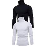 Velmora Fashion 2 Adet Kaşkorse Boğazlı Full Likralı Fitilli Body Kazak - Çok Renkli - Standart