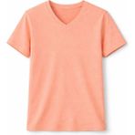 Velmora Fashion Genç Kız Çocuk V Yaka Tişört Model - Toz Pembe