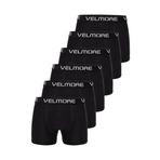 Velmore 6’lı Kutu Premium Erkek Boxer | Likralı ve Pamuklu İç Giyim