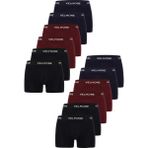 Velmore Erkek Boxer 12’li Kutu – Nefes Alan Pamuk Kumaş – Sıkmayan Esnek Bel Lastikli (S–5xl) - Bordo - Siyah - Lacivert - 3XL