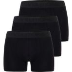Velmore Erkek Boxer 3’lı Kutu Yumuşak Pamuk Sıkmayan Bel Lastikli (Beden S - 5xl) - 001-Siyah