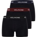 Velmore Erkek Boxer 3’lı Kutu Yumuşak Pamuk Sıkmayan Bel Lastikli (Beden S - 5xl) - 031-Renkli