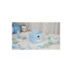VELONZAL Hoşgeldin Bebek Mavi Lokum Kutusu-50 Adet-Baby Shower-Erkek Bebek Mevlid-Parti-Kutlama-Hediyelik