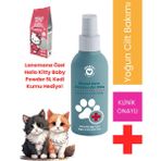 Velopet Evcil Hayvanlar İçin Yara Bakım Solüsyonu 150 ml + Hello Kitty Bebek Pudralı Kedi Kumu 5 lt Hediye! - Mavi - Açık Mavi