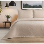 Velora Home Diamora Tek Kişilik Yatak Örtüsü - Kum Taşı - 180 x 230 cm