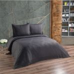 Velora Home Elara Çift Kişilik Yatak Örtüsü - Koyu Gri - 230 x 240 cm
