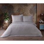 Velora Home Luna Çift Kişilik Yatak Örtüsü - Açık Gri - 230 x 240 cm