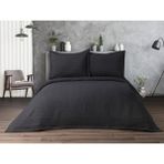 Velora Home Pieta Çift Kişilik Yatak Örtüsü - Koyu Gri - 230 x 240 cm