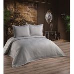 Velora Home Zenit Çift Kişilik Yatak Örtüsü - Açık Gri - 230 x 240 cm