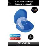 Veloria Premium Seri Diş Çene Sıkma Gece Plağı Gıcırdatma Koruyucu Önleyici Dişlik Uyku Aparatı 1 Adet