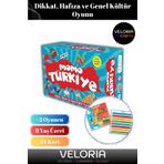 Veloria Premium Seri Zeka Geliştiren Eğitici Öğretici Şehirlerimizi Tanıtan Hafıza Dikkat Genel Kültür Oyunu