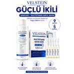 velstein Dökülme Karşıtı Şampuan + Multivitamin Saç Bakım Ampul Seti