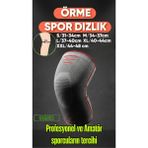 Veltomed 3D Örme Sporcu Dizlik – Ağrı Azaltıcı, Diz Koruyucu Nefes Alabilir, Kompresyon Destekli, Kaymaz, Voleybol,fitnes,basketbol,doğa Sporları - Kırmızı - Gri
