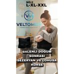 Veltomed Hamile, Sezeryan ve Lohusa Doğum sonrası karın ve bel toparlama için konforlu korse no2 L/XL/XXL