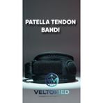 Veltomed Patella Tendon Bandı, Silikon Ped Destekli, Hareket Özgürlüğünü Yeniden Tanımlayan Diz Desteği - Standart