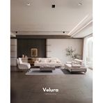 Velura Home Alya Koltuk Takımı ve Oturma Grubu - (3+3+1) Krem