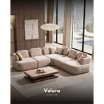 Velura Home Balance Modüler Köşe Takımı ve 5 Modül Bej