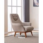 Velura Home Berra Berjer ve Tekli Koltuk - Koyu Krem