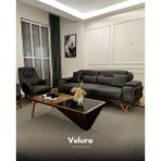 Velura Home Berra Koltuk Takımı ve Oturma Grubu (3+3+1) - Antrasit