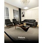 Velura Home Berra Koltuk Takımı ve Oturma Grubu (3+3+1+1) - Antrasit