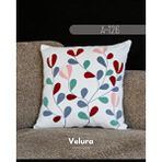 Velura Home Dekoratif Kırlent ve Pinterest Kırlent ve Keten Kumaş - Nakış İşleme ve A126 Çok Renkli