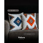 Velura Home Dekoratif Kırlent ve Pinterest Kırlent ve Keten Kumaş - Nakış İşleme ve A141-b141 Çok Renkli