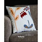 Velura Home Dekoratif Kırlent ve Pinterest Kırlent ve Keten Kumaş - Nakış İşleme ve A164 Çok Renkli
