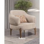 Velura Home Latte Berjer ve Tekli Koltuk