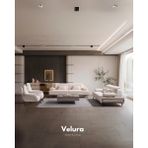 Velura Home & Living Alya Koltuk Takımı & Oturma Grubu - (3+3+1+1) - Krem