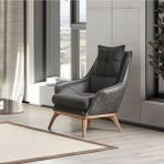 Velura Home & Living Azir Koltuk Takımı & Bazalı Yataklı Koltuk Takımı - Nubuk Bukle Kumaş - Berjer