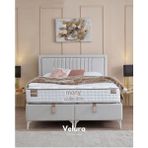Velura Home & Living Dreamwell Tek Kişilik Yatak Baza Başlık Seti (90 x 190) - Krem