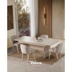 Velura Home & Living Eylül Yemek Masası + 4 Sandalye (Krem) - Eylül Yemek Masasi