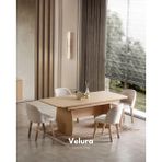 Velura Home & Living Eylül Yemek Masası + 6 Sandalye (Naturel Meşe) - Eylül Yemek Masasi