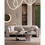 Velura Home & Living Hermes Üçlü Kanepe - Krem
