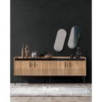 Velura Home & Living Izgi Konsol - 200 x 47 - Ceviz - Siyah