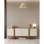Velura Home & Living Kolezyum Konsol - Krem ve Naturel (Ayna Hariç) - Krem Rengi