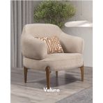Velura Home & Living Latte Berjer & Tekli Koltuk - Açık Kahve