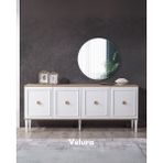 Velura Home & Living Legna Konsol - Beyaz - Açık Ceviz - 200 x 46
