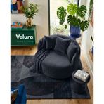 Velura Home & Living Miz Berjer & Puf & Armut & Tekli Koltuk & Dinlenme Koltuğu - Lacivert