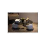 Velura Home & Living Modern Orta Sehpa & Küre-Top Sehpa & Ahşap Sehpa