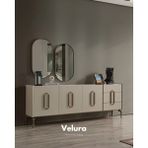 Velura Home & Living Monaco Konsol + Ayna - 210 x 70 - Kırık Beyaz